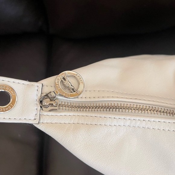 NWT LONGCHAMP Le Pliage Leather Limited Edition Crossbody Tote Bag - Picture 8 of 14